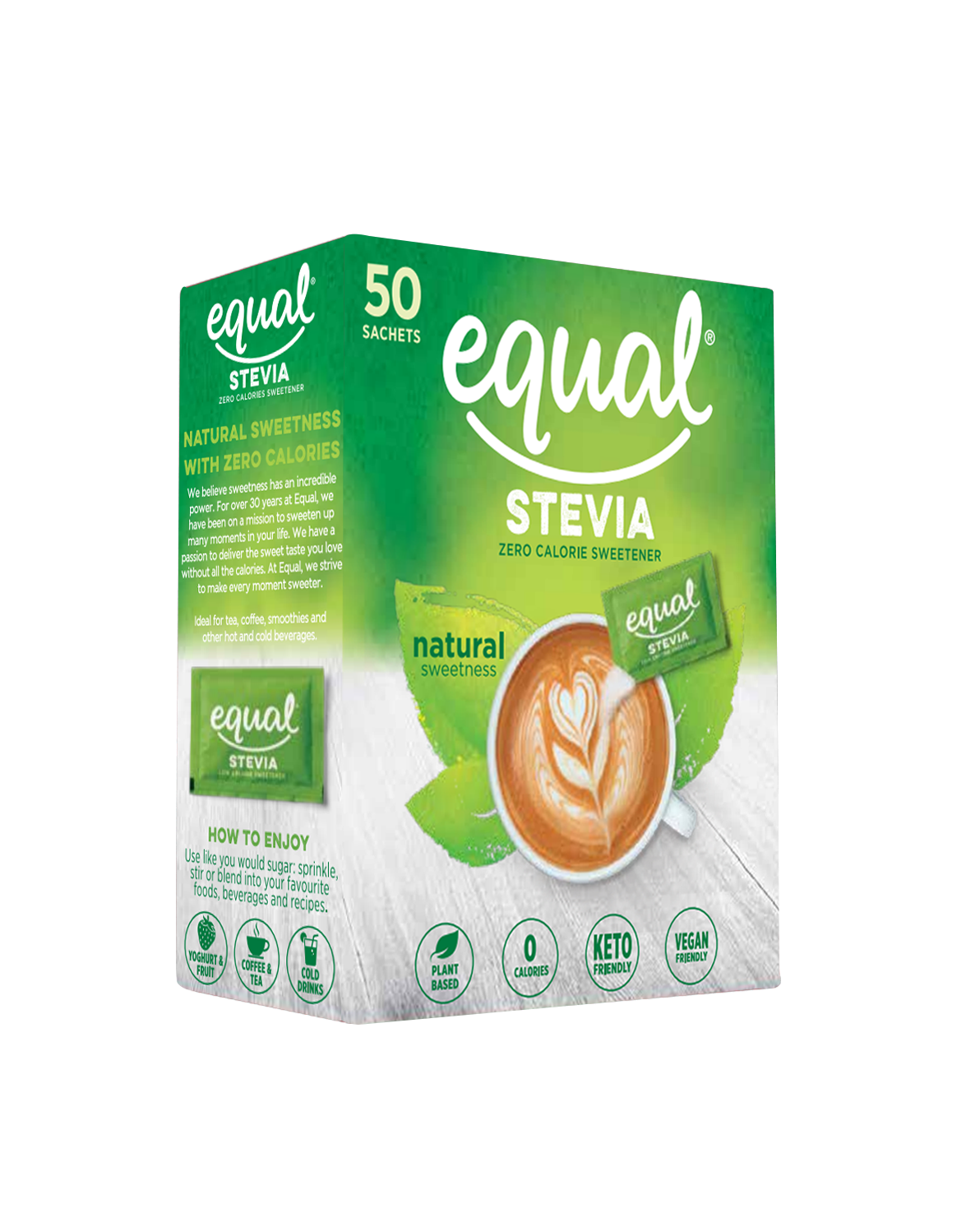 Equal Stevia Sachet Box