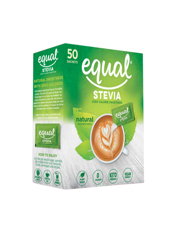 Equal Stevia Sachet Box