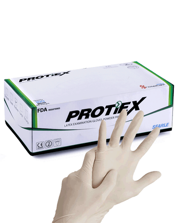Protiex Latex Examination Gloves (Powdered Free)